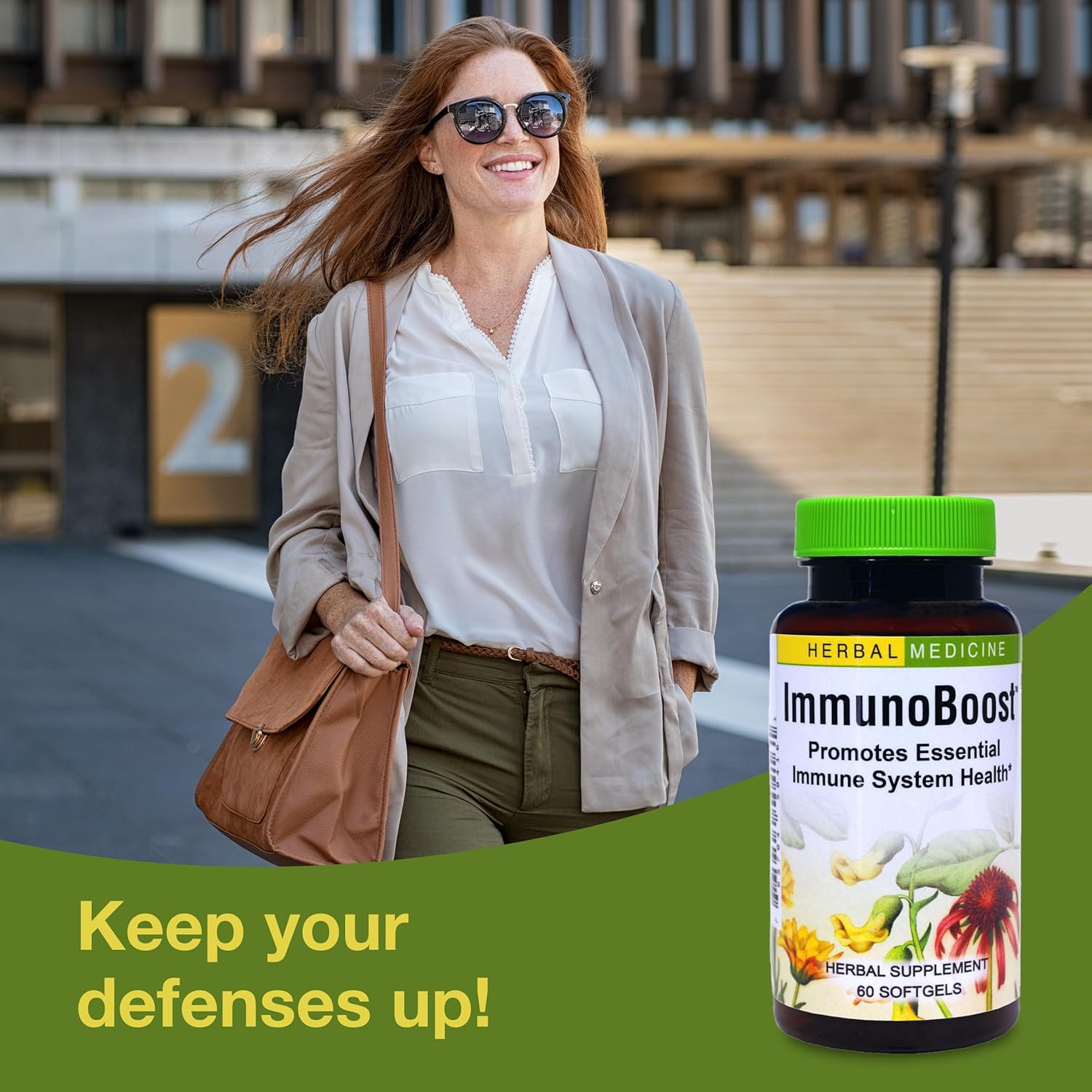 Herbs Etc. Immunoboost - Herbal Supplement for Immune System Support - Immune Health Support with Echinacea Angustifolia, Astragalus & Calendula - Gluten-Free - 60 Softgels (60 Servings)