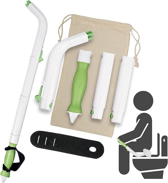 FreedomWand Multipurpose Toilet Aids - Wiping Aid Toileting for Women & Men, Butt Wiper Tool, Toilet Assist Device and Paper Extender, Ideal for Elderly, Disabled and Post Surgery Use - 25.5" Inch