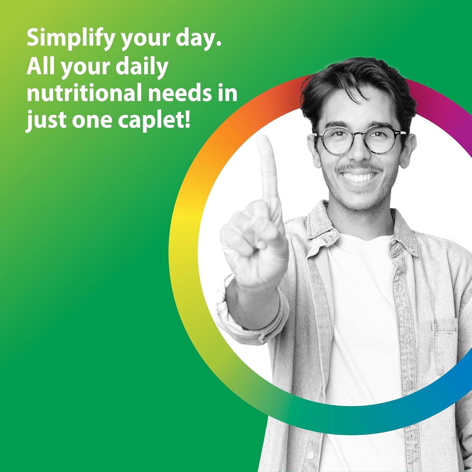 Rainbow Light Mens One High Potency Daily Multivitamin, Vegetarian, 150 ct., Package May Vary