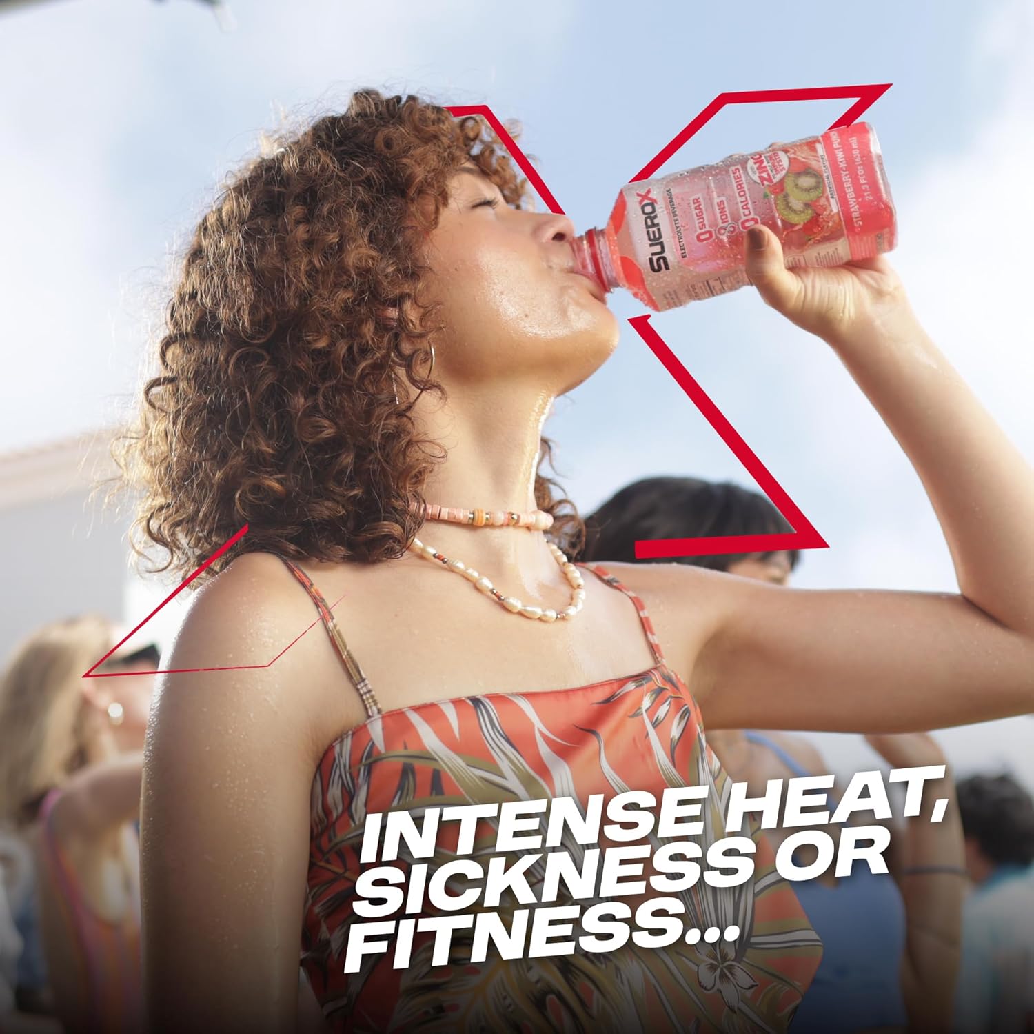 SueroX Sugar-Free Sports Drink for Hydration and Recovery, Electrolyte Hydration Drink with 8 Ions, Zero Calorie Sports Drinks with Electrolytes, Kickstart Pack, 21.3 Fl Oz, 6 Count