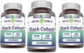 Amazing Formulas Black Cohosh 540mg 120 Capsule Supplement | Non-GMO | Gluten Free | Made in USA (3 Pack)