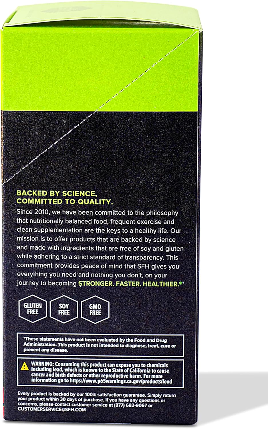 SFH Push Pre-Workout Powder (Fruit Punch) Best Tasting 5g BCAA's for Muscle Repair | Non-Dairy, No Artificial Flavors, Colors, or Sweeteners (Pack of 10 Single Serves)
