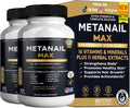 Metanail Max Hair, Skin & Nail Supplement, 60 Capsules, with Biotin 5000mcg, Vitamins & Herbal Blend (2)