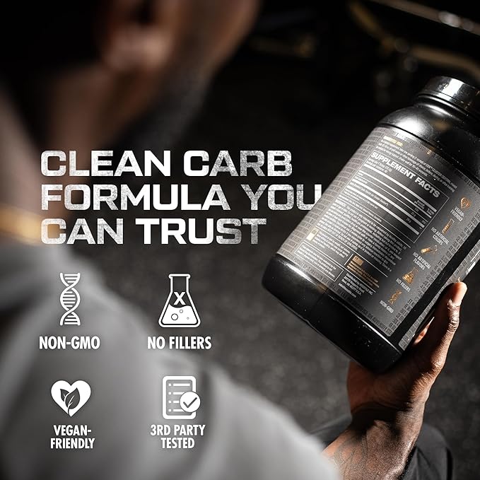 HOSSTILE CDX Cluster Dextrin Powder - Highly Branched Cyclic Dextrin HBCD Carb Powder, Carb Supplement for Intra Workout Carbs & Post Workout, Mixed Berry, 40 Servings