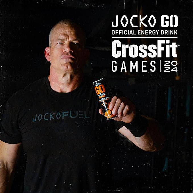Jocko GO Energy Drink Bundle - Orange & Pink Lemonade (24 Cans) 2 Flavors