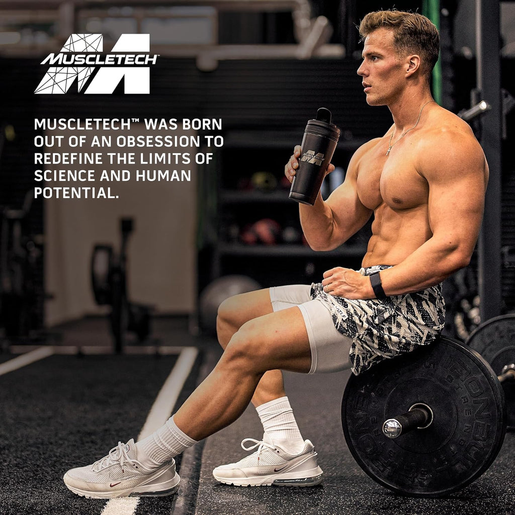 MuscleTech Platinum Creatine Monohydrate Capsules - Creapure Creatine Pre & Post Workout Muscle Builder, Muscle Recovery & Energy Boosting Supplement for Men & Women - 100 Veggie Pills