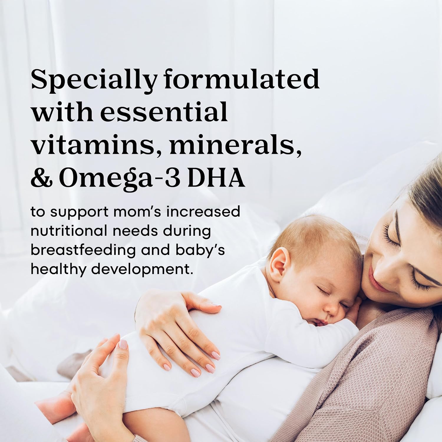 ONE A DAY Postnatal Complete Multivitamin for Post-Pregnancy with Folic Acid and Omega-3 DHA, 60 Count (Packaging May Vary)