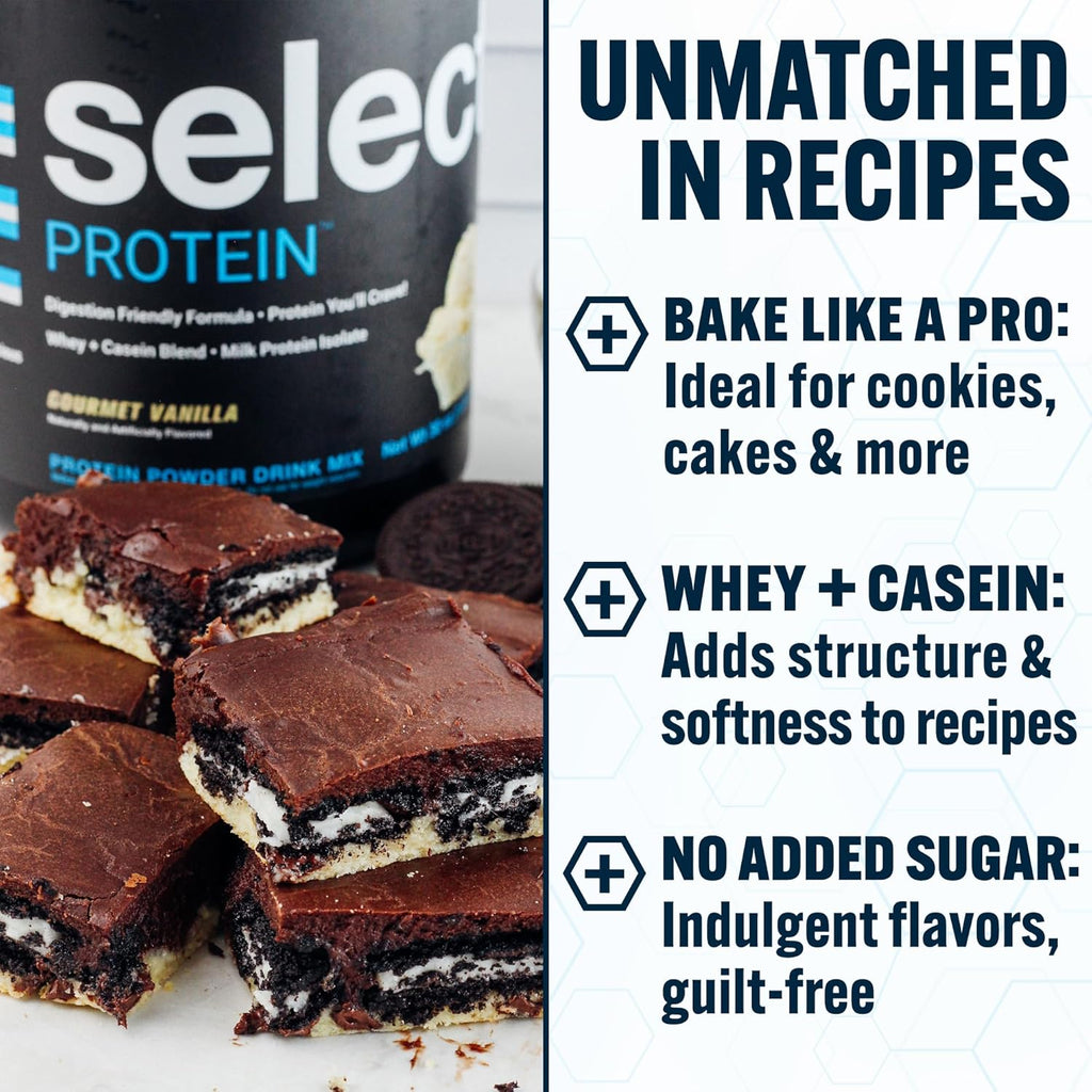 PEScience Select Protein Powder, Whey and Casein Blend, Clean Protein Powder for Women and Men, Low Calorie, Low Carb, Keto Friendly, Gluten Free, Gourmet Vanilla, 55 Servings