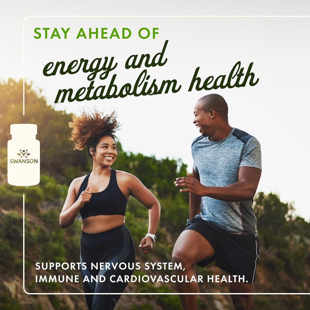 Swanson B-50 B-Complex - B Vitamin Complex with High Potency & Bioavailability - Promotes Immune System Support, Aids Heart Health, & Supports Healthy Nervous System - (250 Capsules)