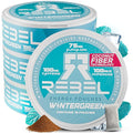 Nootropic Energy Caffeine Pouches (Wintergreen) • 100mg Caffeine • Alpha GPC • Huperzine A & Essential Vitamins • Sugar-Free • Coconut Fiber Technology • 15 Pouches Per Can (Pack of 4)