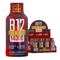 B12 Overload Extra Strength Energy Shot – Pomegranate – 260mg Caffeine, 14000% B12, Electrolytes – Energy & Vitality Support – Zero Sugar No Calories – Vegan, Kosher, Gluten-Free – 1.93 fl oz, 8-Pack