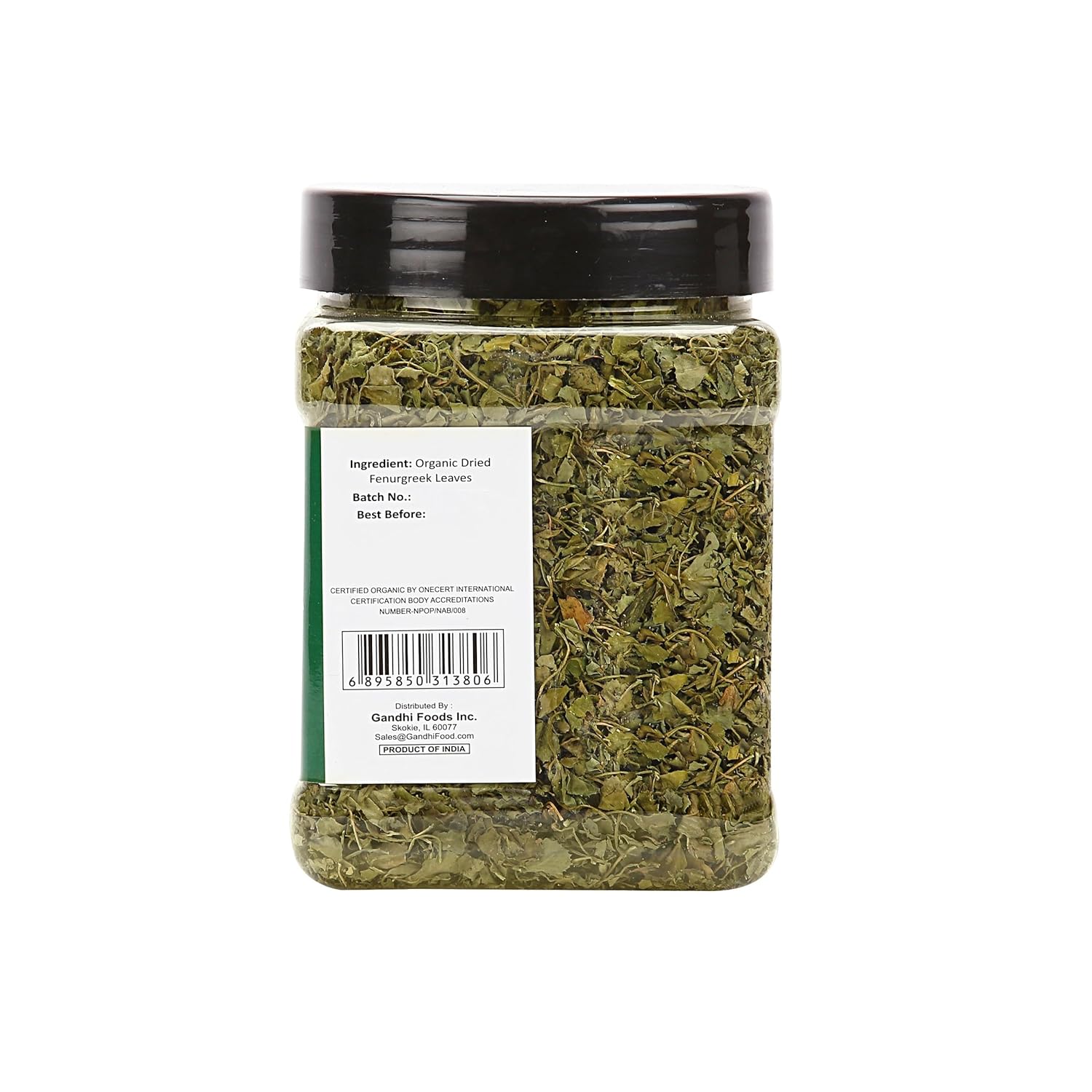 Zayd Organic Kasuri Methi, Organic Kasoori Methi, Organic Dried Fenugreek Leaves, USDA Organic, Indian Origin, 100g (3.5oz)