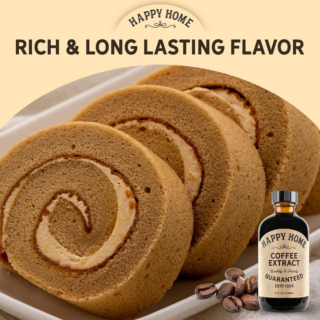 Happy Home Premium Natural Coffee Flavor - Certified Kosher, 4 oz.