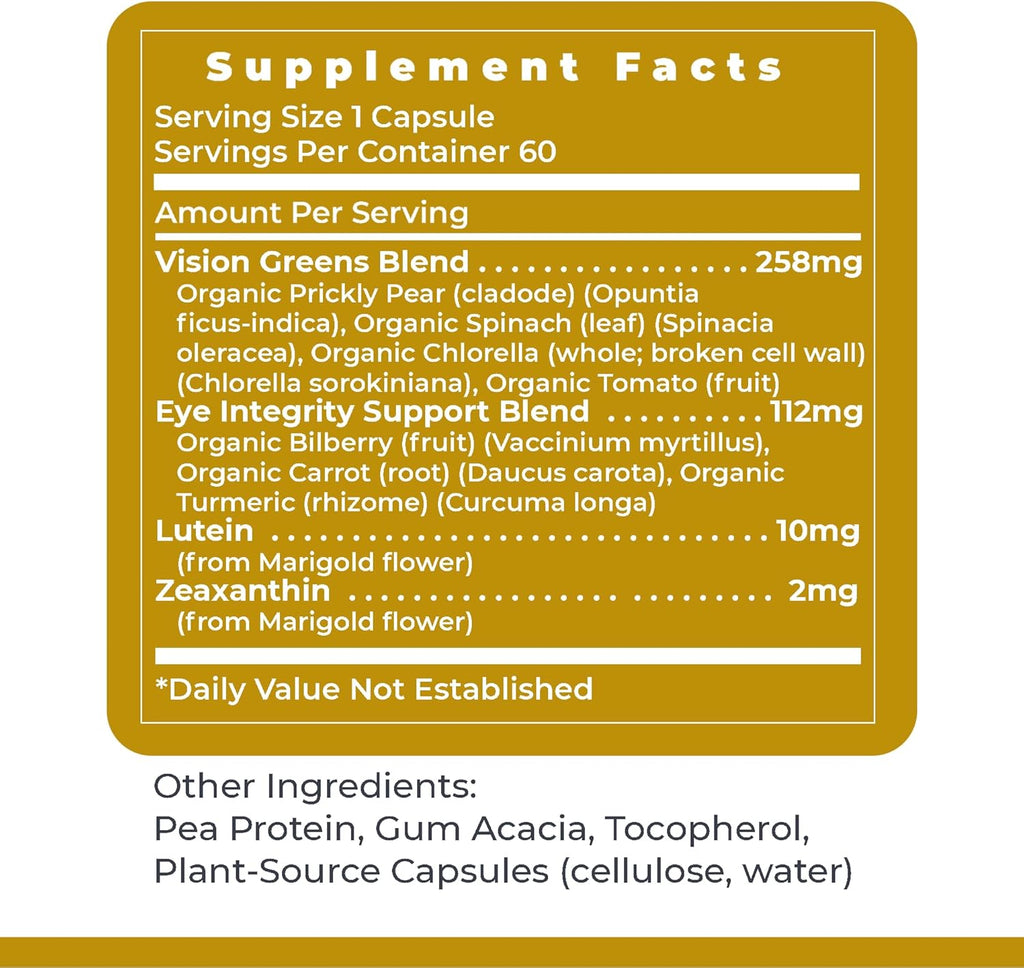 Premier Research Labs OcuVen - Lutein and Zeaxanthin Supplement, Eye Vitamins, Eye Health Supplements for Adults & Seniors, Vision Supplements, Macular Health, Eye Care - 60 Vegetarian Capsules
