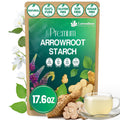 Lavendium, Premium Arrowroot Starch Powder – 17.6oz Resealable Bag, Gluten-Free, Non-GMO, Premium Plant-Based Thickener for Cooking, Baking & Frying. No Sugar. No Caffeine. Vegan