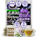 TOG999 120 Pasiflora Pasion Flower Tea Bags, 100 Percent Natural, Organic & Non-GMO, Pure Passion Flower. Herbal Tea. No Sugar, Caffeine, Gluten, Vegan.