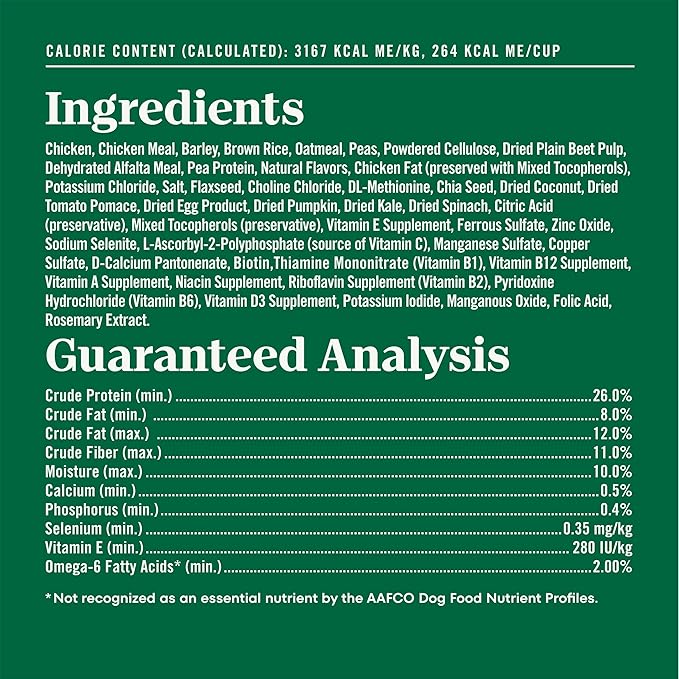 Nutro Natural Choice Adult Healthy Weight Dog Food, Chicken & Brown Rice Recipe, 30 lb. Bag