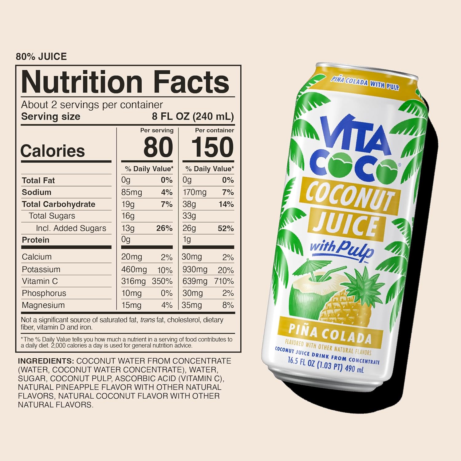 Vita Coco Pina Colada Juice