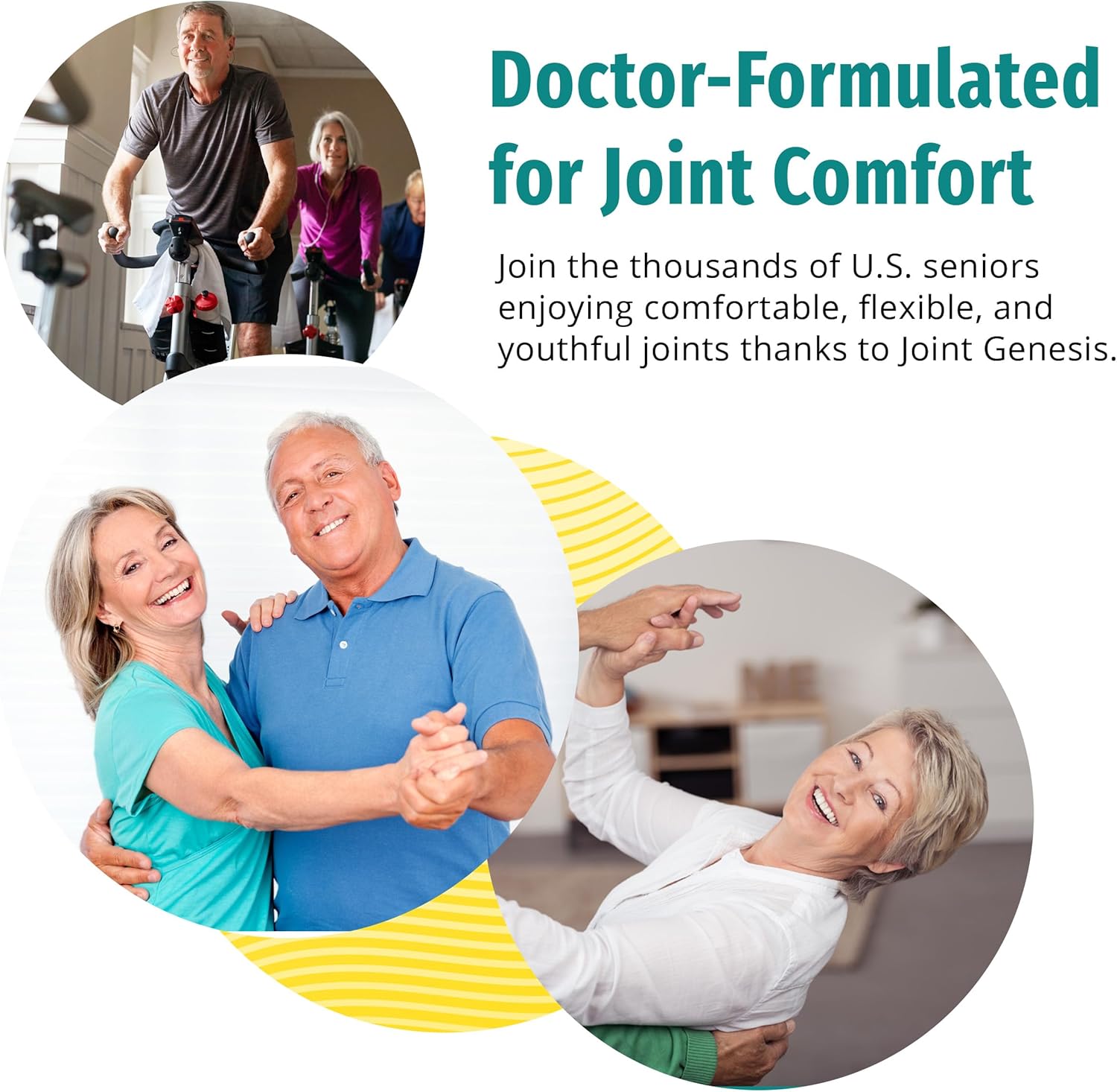 Joint Genesis, Joint Support Formula, Promotes Joint Function, Comfort, and Flexibility, 30-Day Supply, 6 Pack