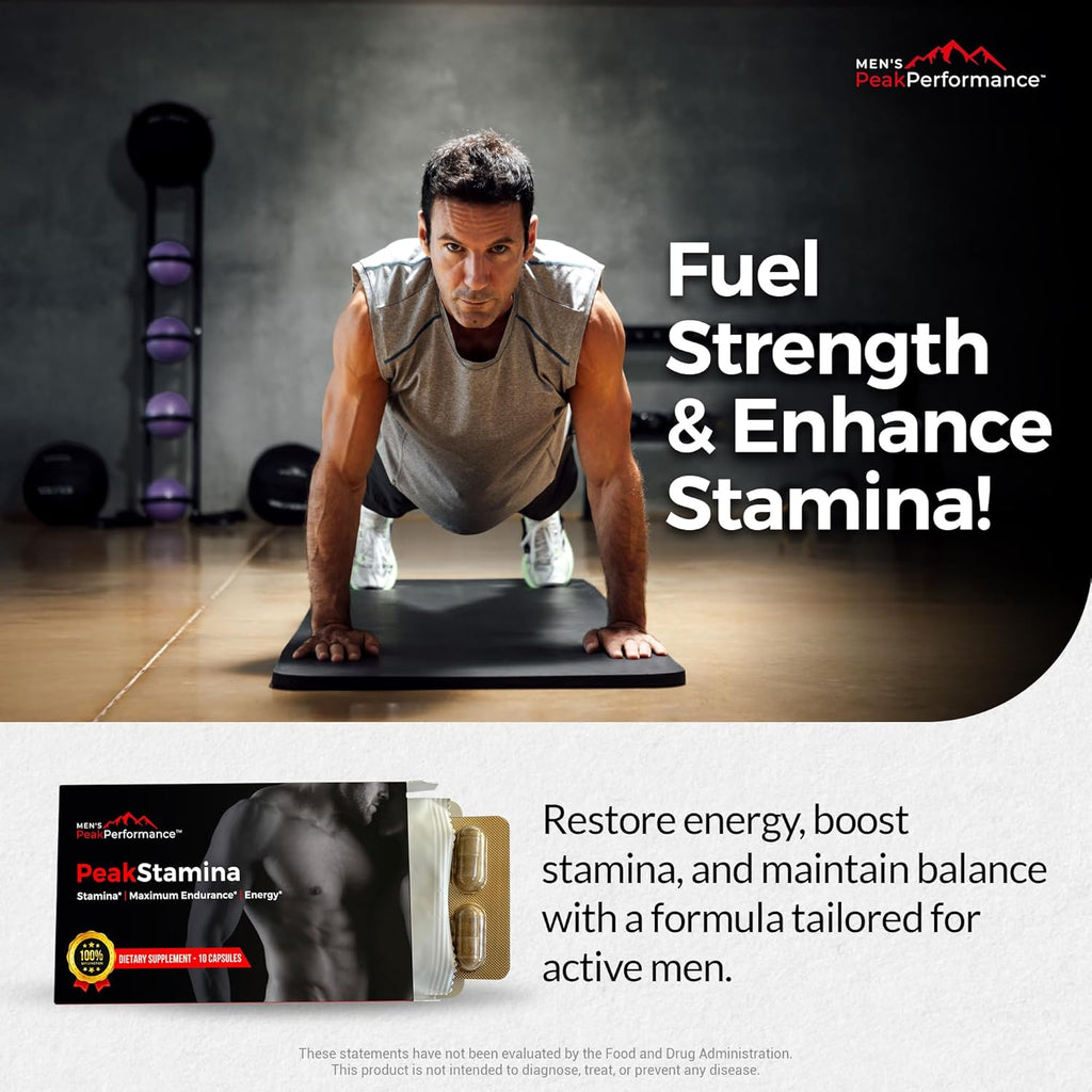 MEN'S PeakPerformance Peak Energy & Mental Clarity Bundle – Stamina, Focus, Vitality, Endurance