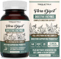 Flora Digest - 3-in-1 Max Strength Digestive Enzymes + Gut Surviving Probiotics & ButyraGen® Postbiotic for Optimal Digestion, Bloating Relief, Regularity, Gut Lining & Colon Support - (30 Capsules)