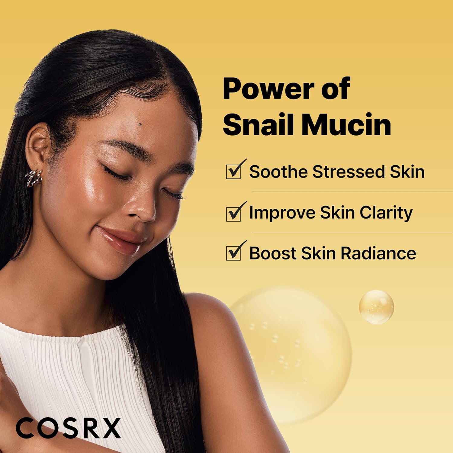 COSRX All About Snail Mucin Korean Skin Care Set, Mini Travel Essentials, Travel Size Gift Set with Snail Mucin Face Wash, Serum, Moisturizer & Eye Cream, Rejuvenating Kit, Stocking Stuffers
