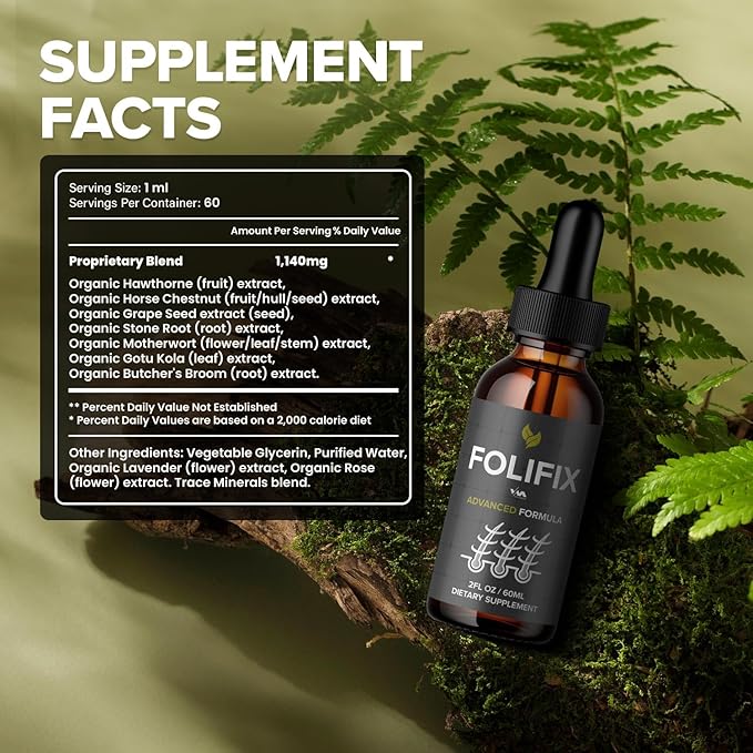 Vitamoon (1 Pack) Folifix Drops Healthy Vitamin Support Supplement - Folifix Drops Advanced Formula, 24 Hour Liquid Reviews, 1 Month Supply