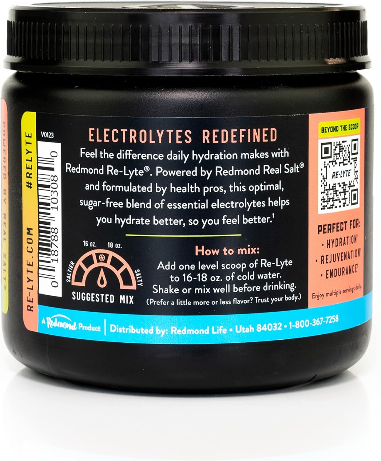 REDMOND Re-Lyte Hydration Electrolyte Powder Mix (Watermelon Lime)