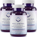 Relumins 1650mg L-Glutathione Complex with Hyaluronic Acid, Alpha Lipoic Acid, Rose HIPS, Vitamin E & Riboflavin – Antioxidant Support, Skin Hydration & Wellness – 90 Veggie Capsules x 3 Bottles