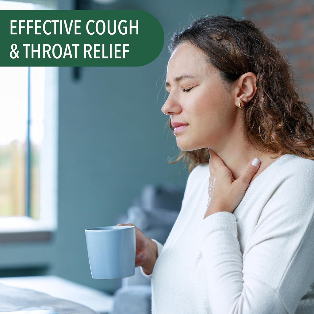 Ricola Sugar Free Swiss Herb Cough Drops, 19 Count, Cough Suppressant & Throat Relieving Drops with Naturally Sourced Menthol, Pleasing Taste for Coughs & Throat Irritation Symptom Relief
