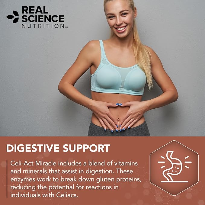 Celi-Act Miracle is a Natural Supplement to Support Celiac Discomfort and Digestive Health