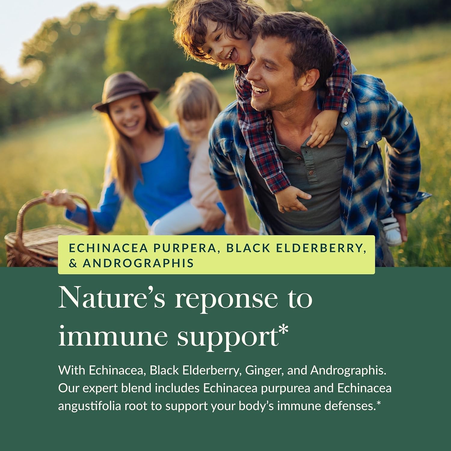 Gaia Herbs Quick Defense - Fast-Acting Immune Support Supplement for Use at Onset of Symptoms - with Echinacea, Black Elderberry, Ginger & Andrographis - 80 Vegan Liquid Phyto-Capsules (8-Day Supply)