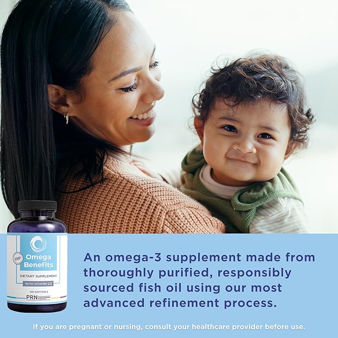 DE Omega 3 Supplement - 240 Softgels, 60-Day Supply - rTG Omega 3 Fatty Acids with 1680mg EPA, 560mg DHA & Vitamin D for Skin, Joint, Eye & Heart Health