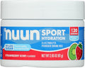 Nuun Sport Electrolyte Powder Drink Mix with Magnesium, Calcium, Potassium, Chloride, and Sodium, Strawberry Kiwi Flavor, Gluten Free & Vegan, Up to 20 Servings