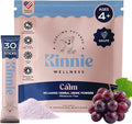 Calming Sugar Free Vitamin Mix for Kids - Grape Flavor, Melatonin Free - Herbal/Magnesium Supplement for Bedtime, Focus & Travel (30 Sticks)