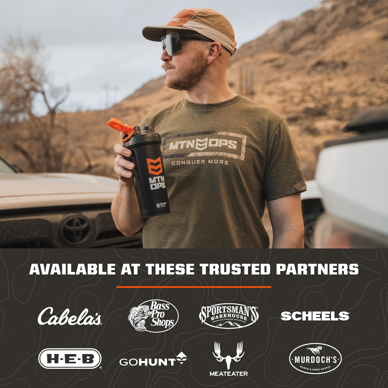MTN OPS Hydrate Electrolytes Powder Drink Mix, Naturally Sweetened with Monk Fruit, Gluten Free 20 Single Serving On-The-Go Electrolyte Packs, Peach Lemoande
