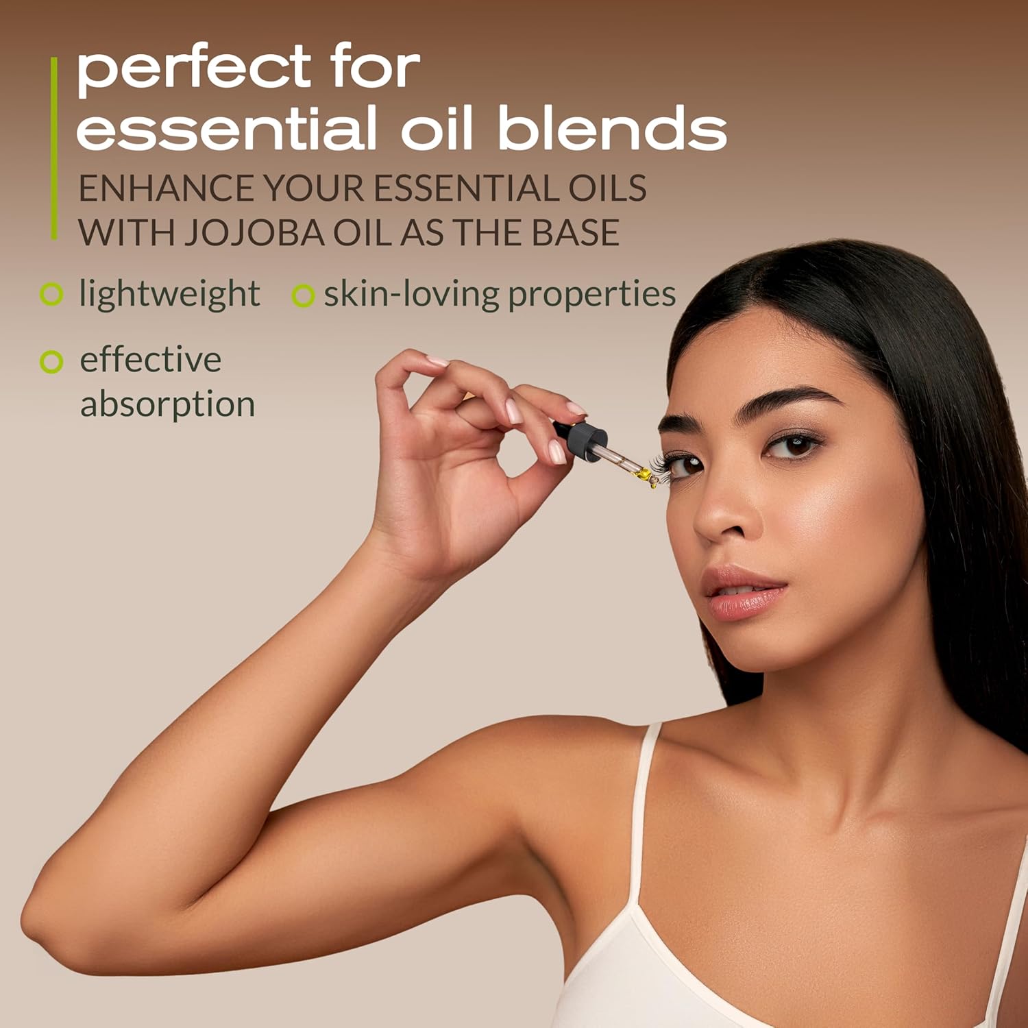 Ella & Eden Organic Jojoba Oil for Hair, Skin, Face & Nails | Cold-Pressed & Unrefined, USDA Certified, 100% Pure, Hexane-Free, Glass Bottle – 4 Oz