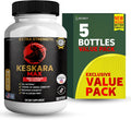 Keskara Max Extra Strength Maca Root Complex, 1500mg Herbal Supplement, 60 Capsules, Sugar-Free, Vegan, Gluten-Free (5)