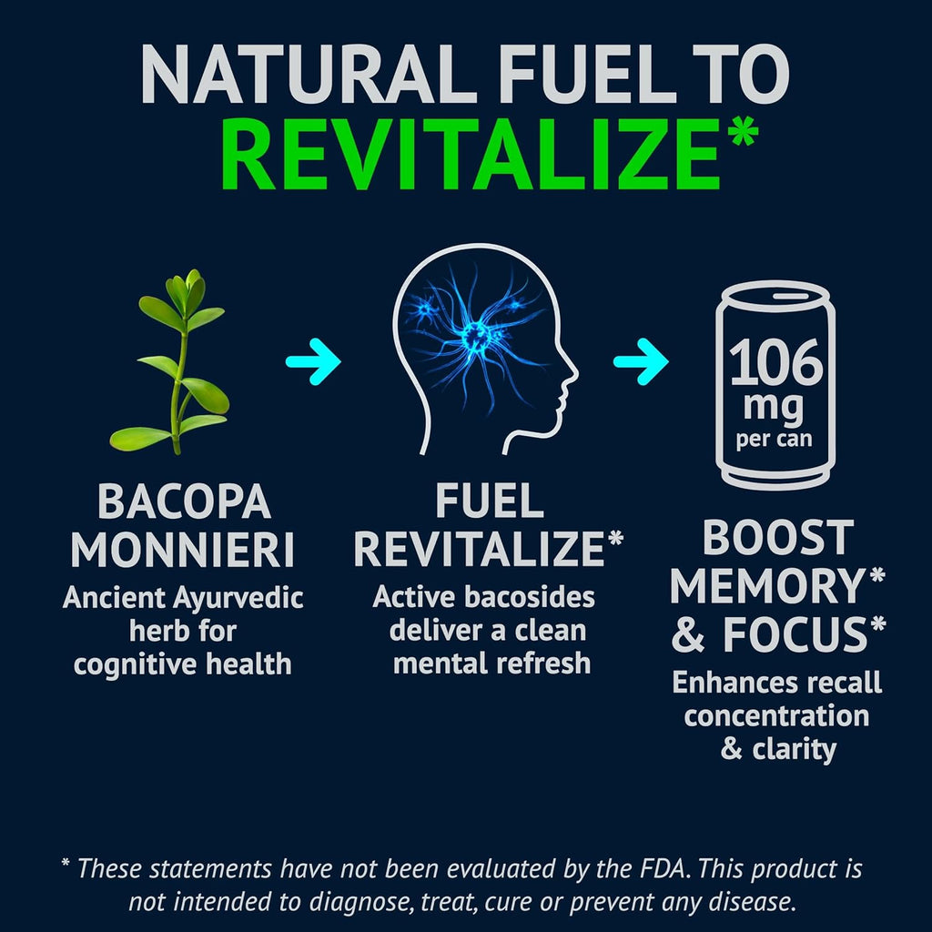 NEORON - Brain Armor, Focus & Memory Support, Sugar‐Free Nootropic Drink, Vegan (Pack of 12, Ginger Kick, Orange & Grapefruit)