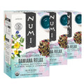 Numi Organic Tea Damiana Relax, 48 Herbal Tea Bags for Calm and Relaxation