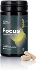 Focus Supplement (Made in Italy) | Premium Blend with L-Theanine, Lion's Mane & B Vitamins, Saffron and Vitamin D | Focus & Cognitive Support for Men & Women
