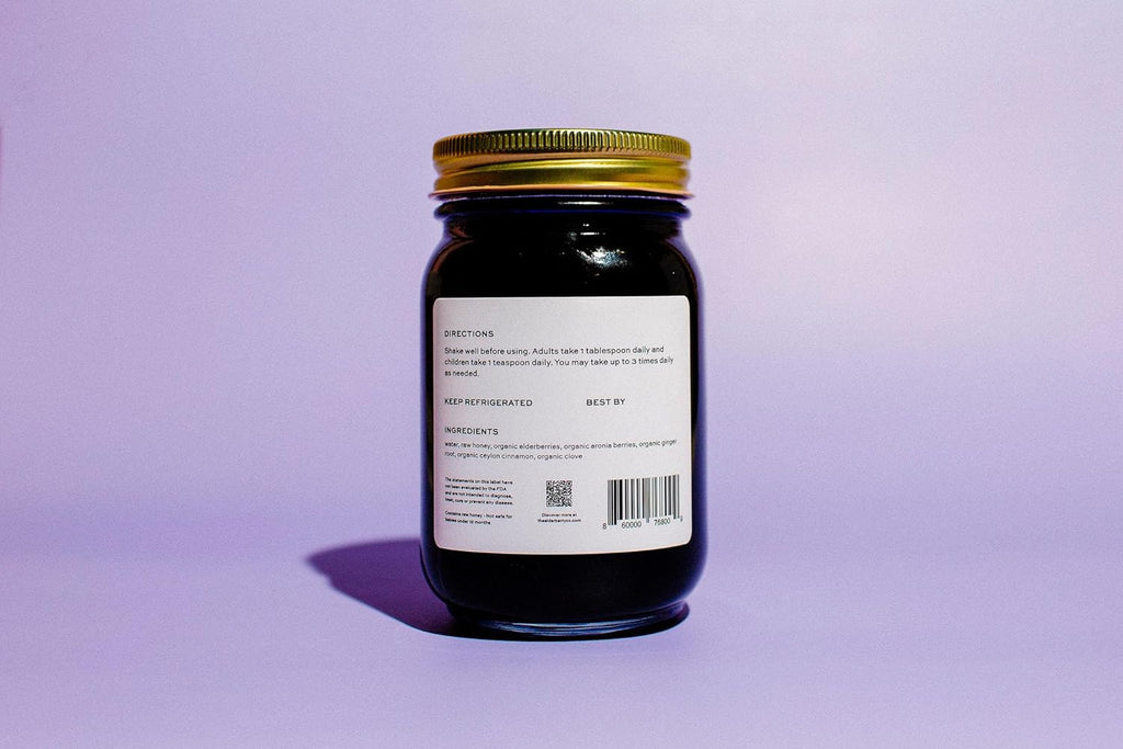 The Elderberry Co. Elderberry Syrup with Aronia Berries Natural Immune Support for Kids and Adults (16 oz.)