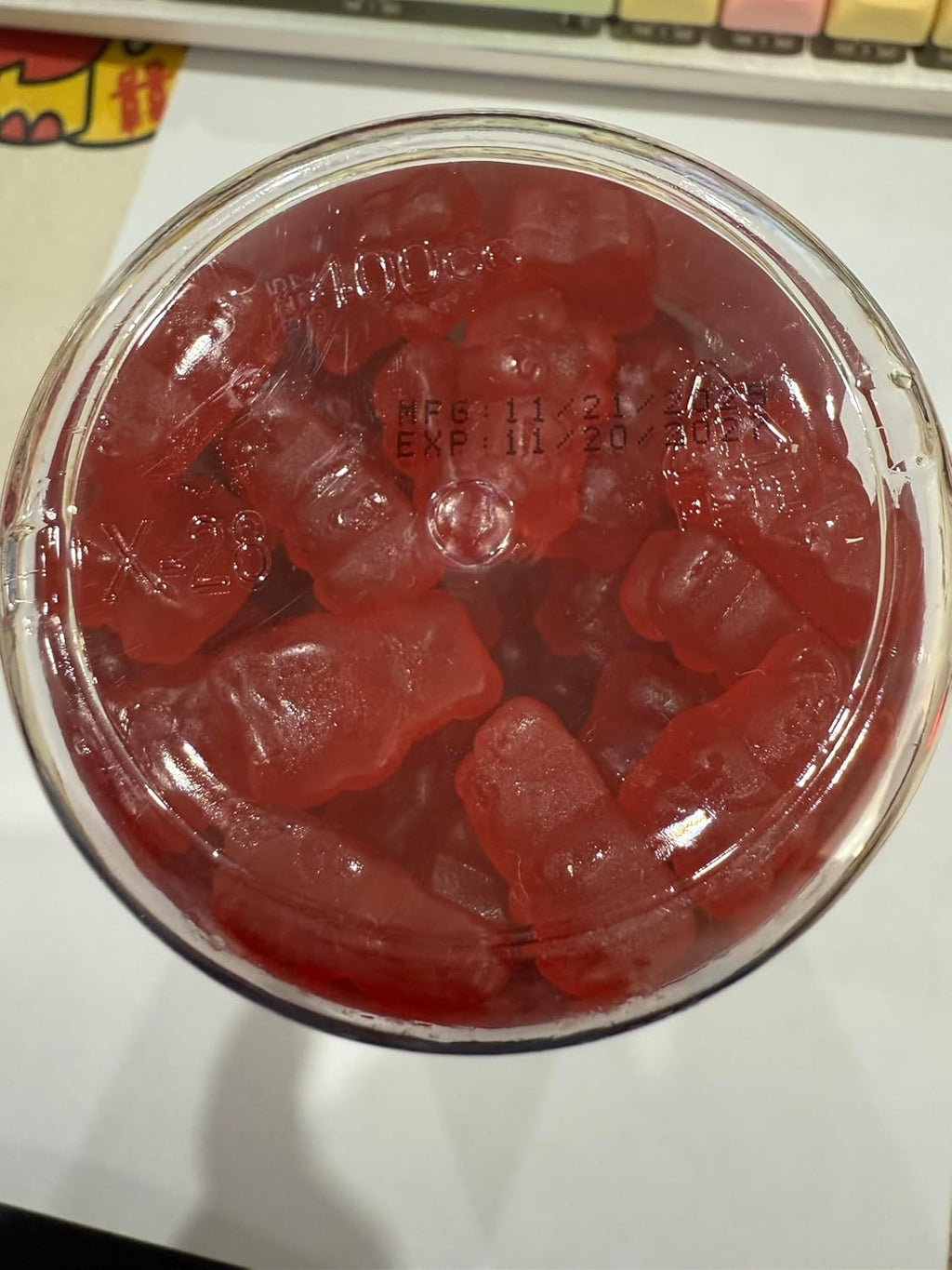 Magnesium Glycinate Gummies 600mg, Sugar Free Magnesium Gummies for Adults