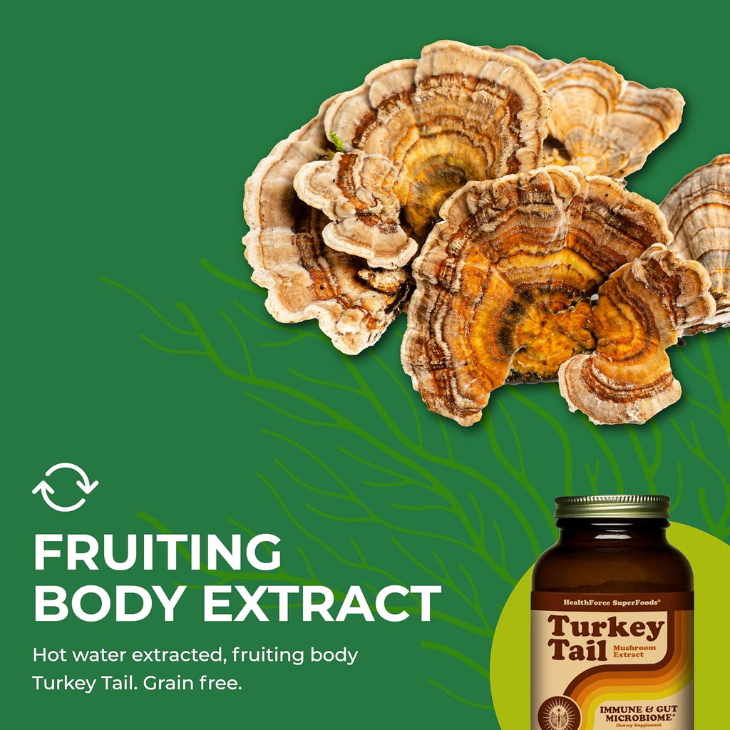 HEALTHFORCE SUPERFOODS Turkey Tail - Powder - 150 Grams