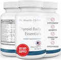 Dr. Westin Childs - Thyroid Daily Essentials - Multivitamin for Women with Immune & Stress Support - Iodine, Zinc, Selenium, Fulvic Acid, Activated B Vitamins, K2, L-Tyrosine, Rhodiola - 240 Capsules