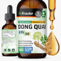 BIO KRAUTER Dong Quai Tincture - Angelica Root Liquid Extract - Women’s Health Support - Alcohol and Sugar Free Angelica Tincture - Vegan Dong Quai Drops 2 Fl.Oz.