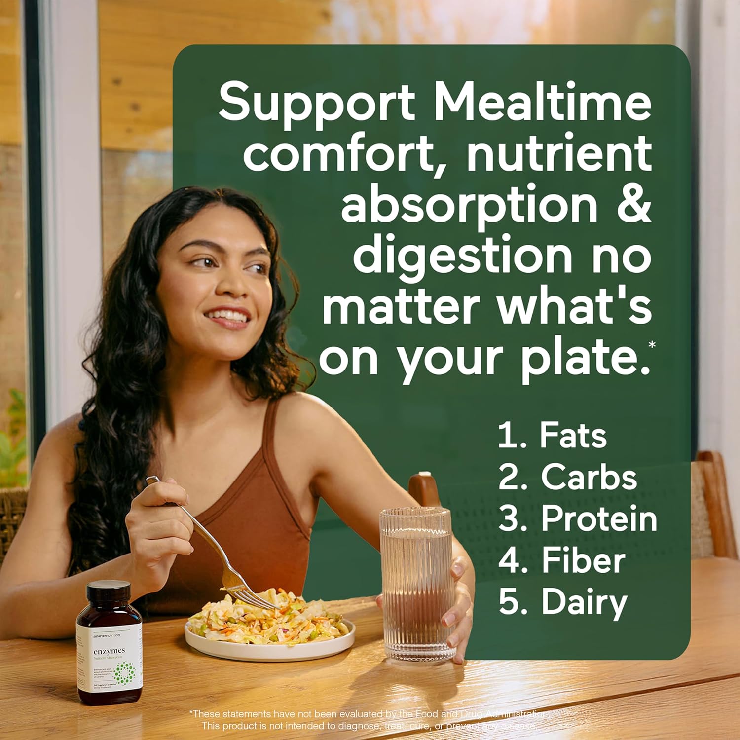 Smarter Nutrition Vegan Digestive Enzymes - Digestion Bloating & Gut Health Support with 16 Multi Enzymes for Nutrient Absorption & Meal Time Comfort for Both Men & Women - 540 Count[180-Day Supply]