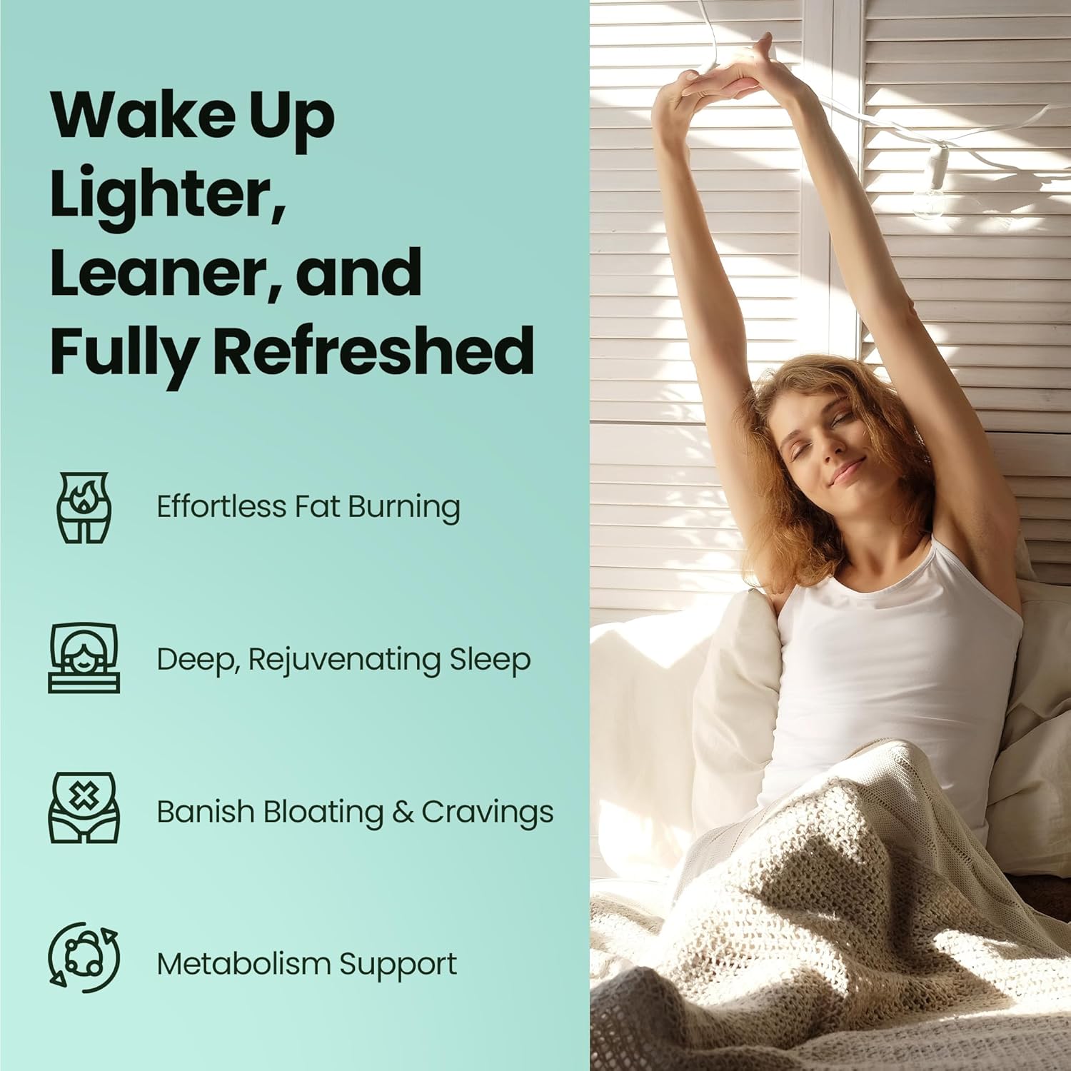 MidnightSlim™ | Advanced Nighttime Weight Management | Maximum Strength Metabolism Support, Digestive Health, Peaceful Sleep | Premium Probiotic Complex | 30 Capsules