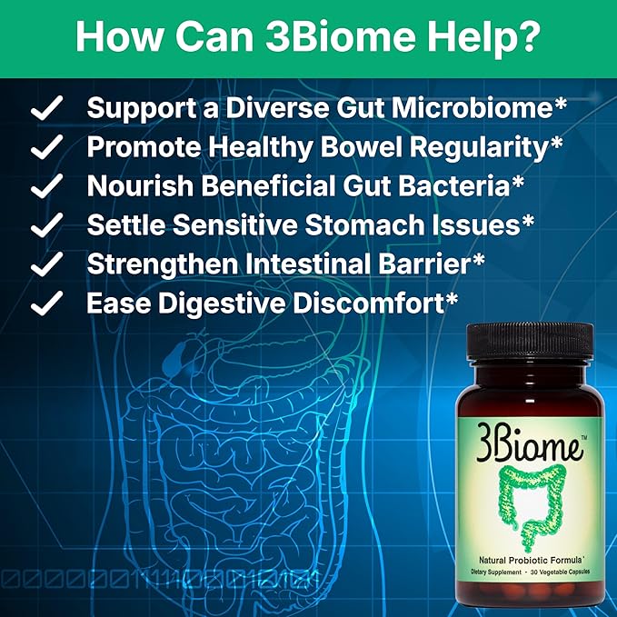 Natural Probiotic Supplement - Non-GMO, Vegan, Gluten-Free
