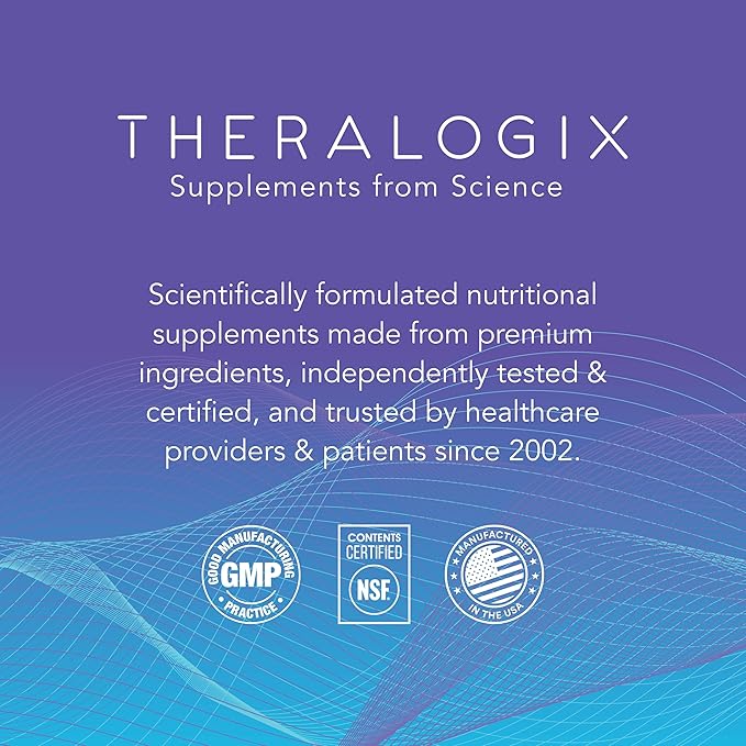 Theralogix Berberine Enhanced Absorption - 30-Day Supply - Made with Berberine Phytosome to Help Support Healthy Metabolism & Hormone Balance* - NSF Certified - 30 Capsules